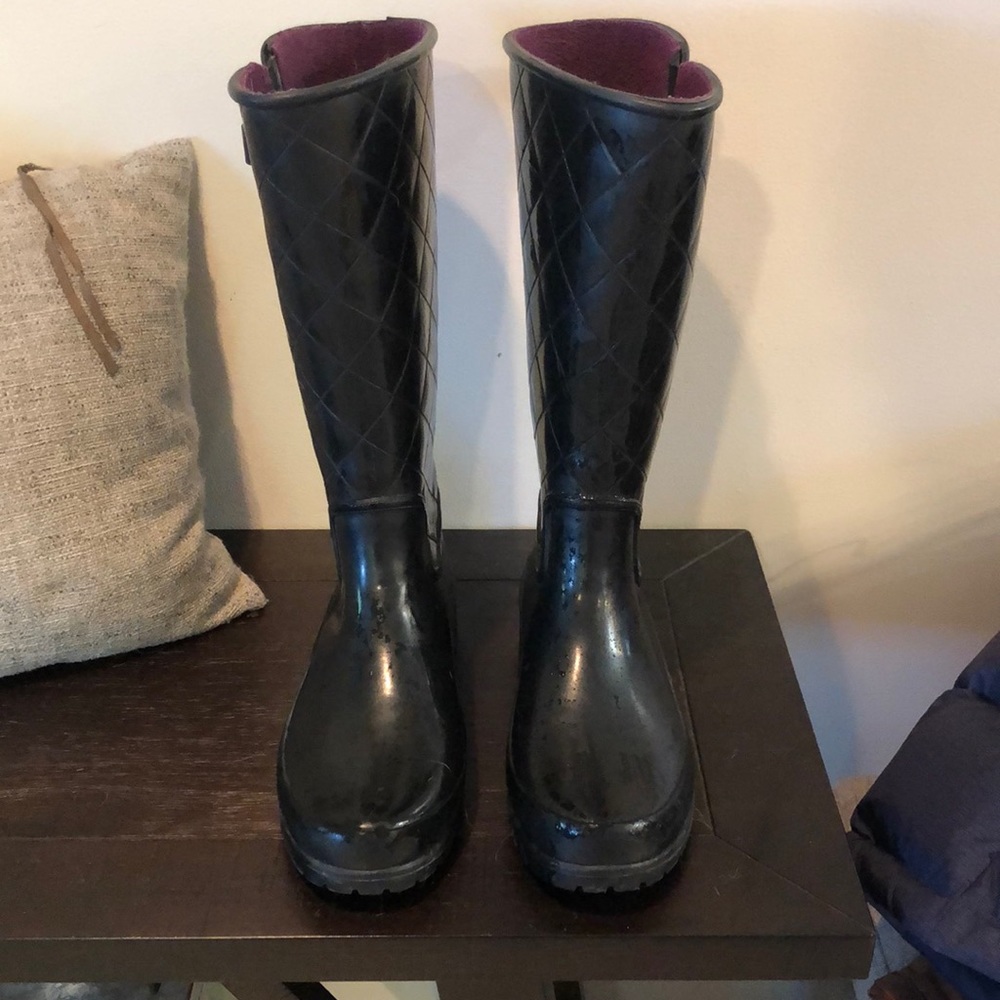 Sperry Black Rainboots. Like new.